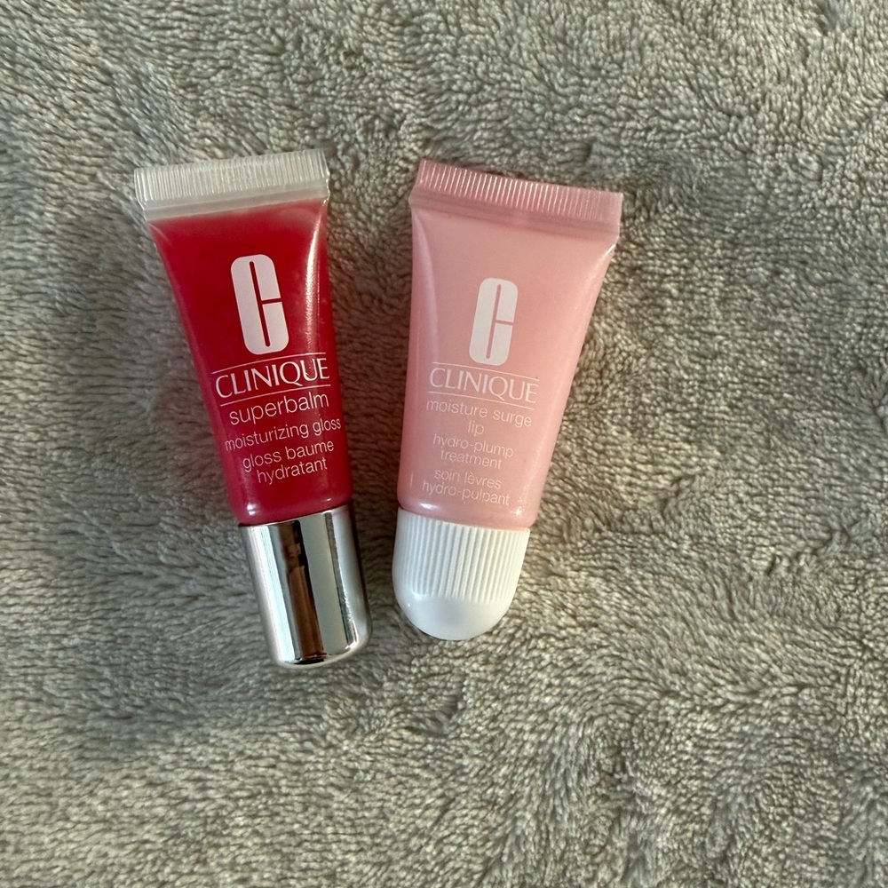 Mini Clinique Superbalm Moisturizing Gloss and Moisture Surge Lip